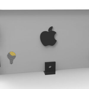 Soporte Notebook Macbook Debajo Escritorio 5pz 3d Pla