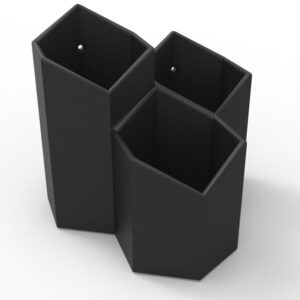 Soporte Pared Muro Triple Control Remoto Impreso 3d Pla_hexa