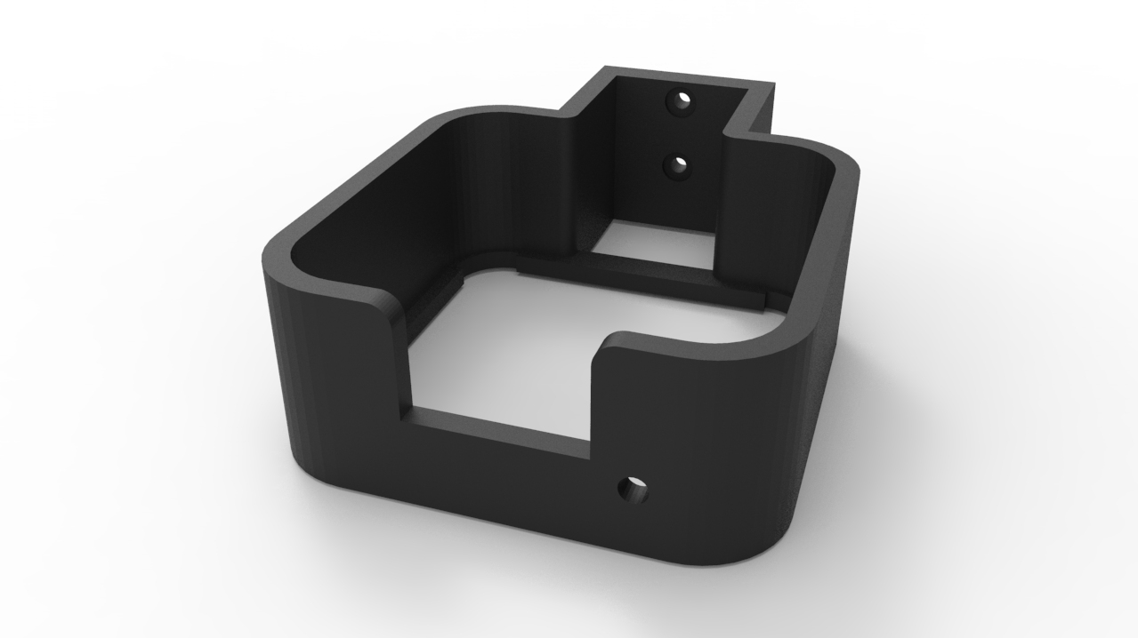 STL Soporte de muro compatible apple time capsule 5ta gen - Imagen 3