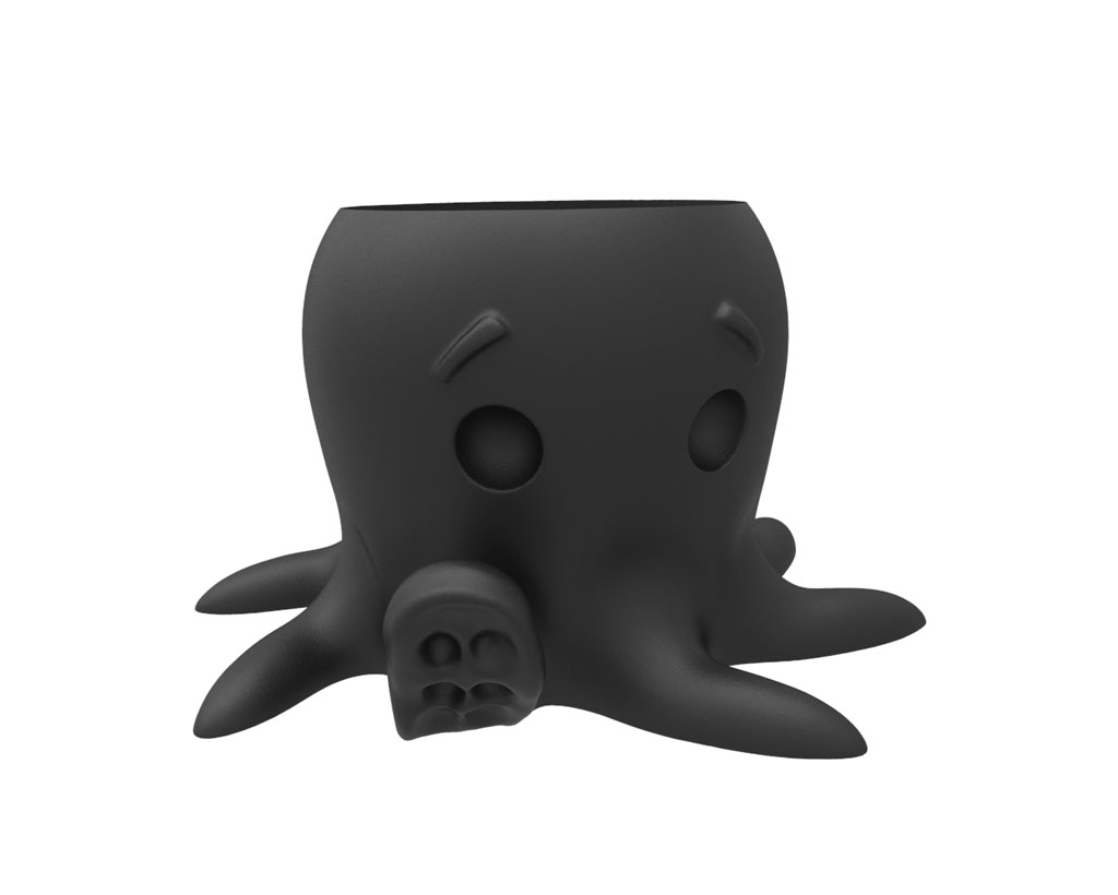 Macetero Pulpo Para Suculenta Impreso 3d