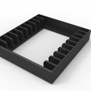 Soporte De Mesa Para 10 Cds Organizador Compacto 3d