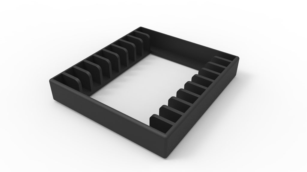 Soporte De Mesa Para 10 Cds Organizador Compacto 3d