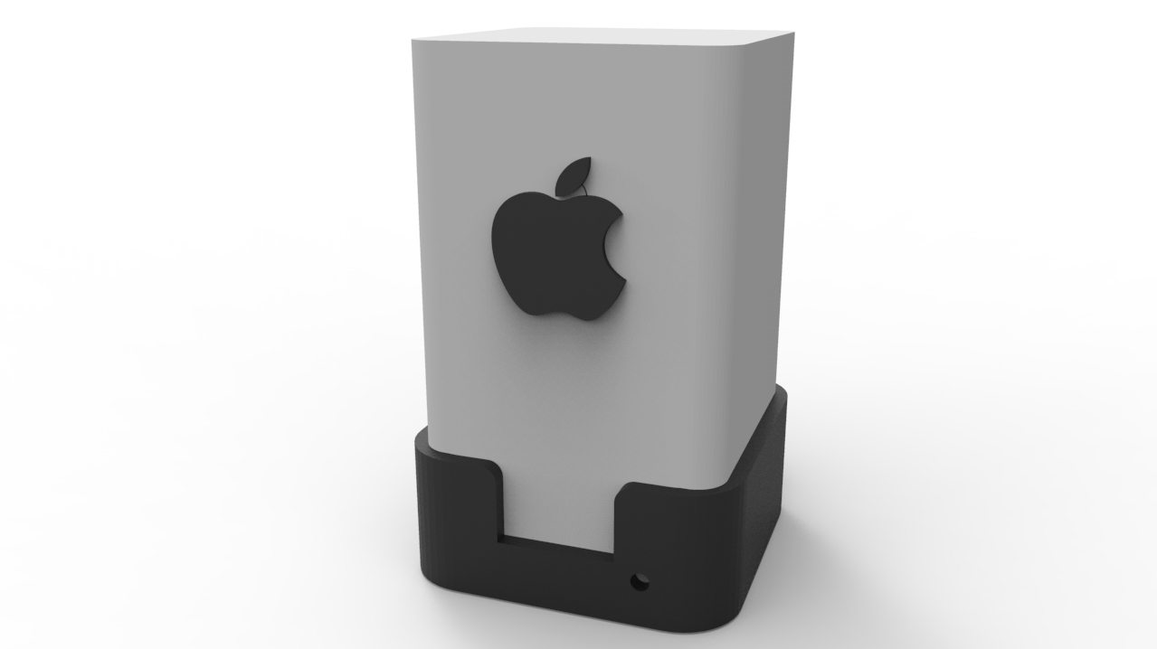 STL Soporte de muro compatible apple time capsule 5ta gen - Imagen 2