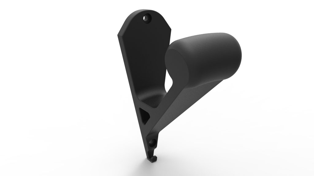 Soporte De Muro Para Casco De Moto 3d Pla V1