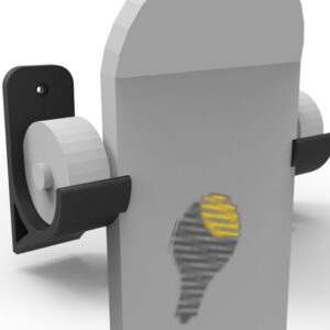 Soporte De Muro Pared Patineta Tabla Skate Rueda 60 Mm 3d