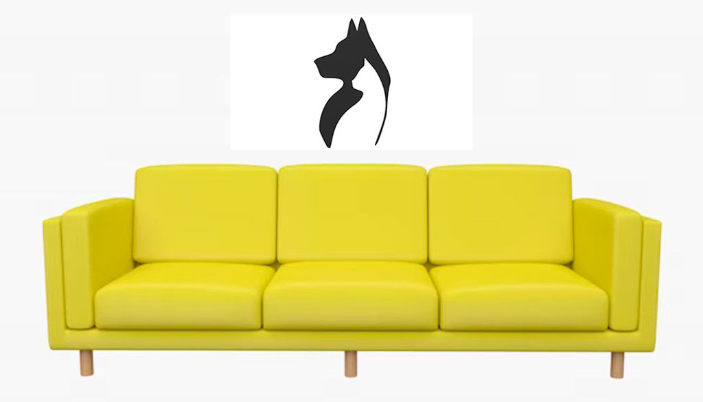 Arte 2d Decorativo Perro Y Gato Siluetas 3d Pla - Imagen 2