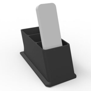 Soporte De Mesa Triple Control Remoto Impreso 3d Pla