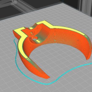 STL Soporte de muro para echo dot 4 y 5 con guia de cable