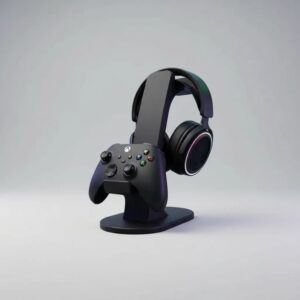 Soporte de mesa para un Mando y Audífono Xbox | Organizador Gamer